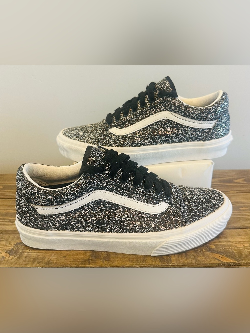 Vans Old Skool Shiny Party Sneakers Women’s 8.5 or Men’s 7